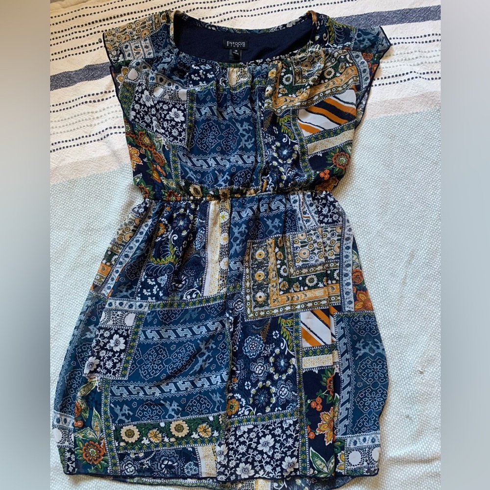 Enfocus Studio Multicolor Asymmetrical Dress